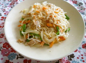 ごま油香る♪そうめんチャンプル～☆-レシピのメイン写真