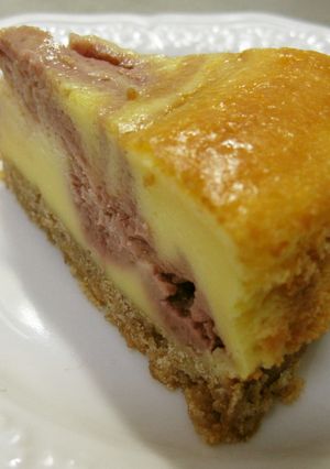 ラズベリーのマーブルチーズケーキ-レシピのメイン写真