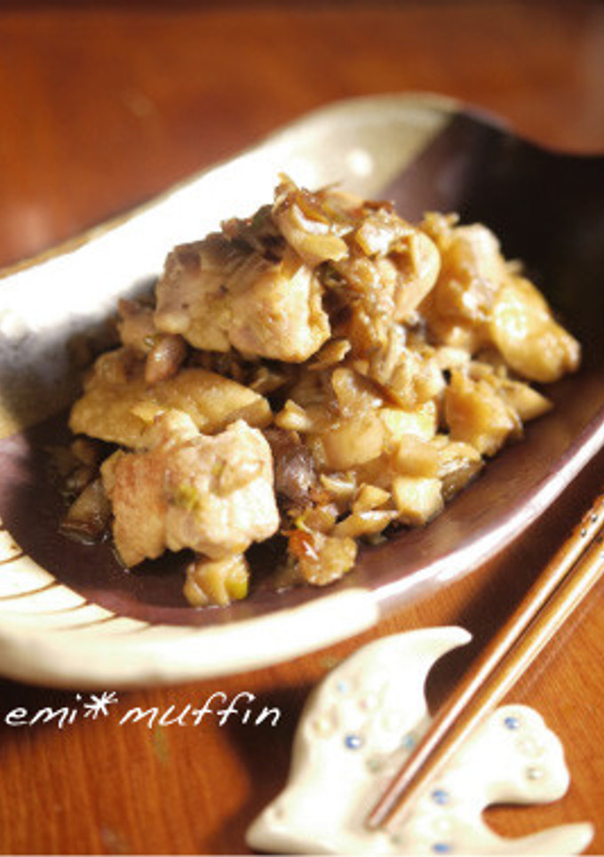 舞茸ダレで旨♡甘辛鶏炒め♪-レシピのメイン写真