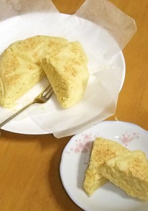 炊飯器で！超簡単！豆乳カステラ風ケーキ-レシピのメイン写真