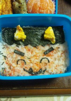 キャラ弁★節分★にっこりオニさん♪-レシピのメイン写真