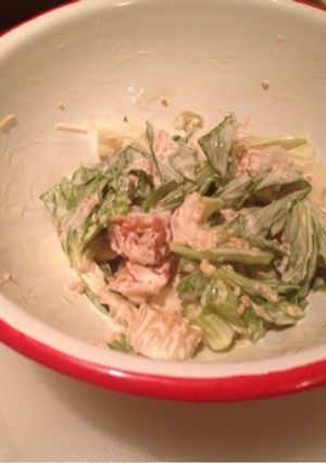 セロリとちくわのなめたけマヨネーズ和え-レシピのメイン写真