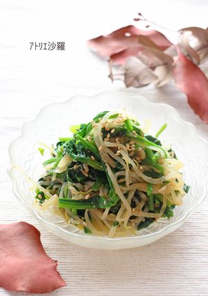 あっという間！もやし&ほうれん草のナムル-レシピのメイン写真