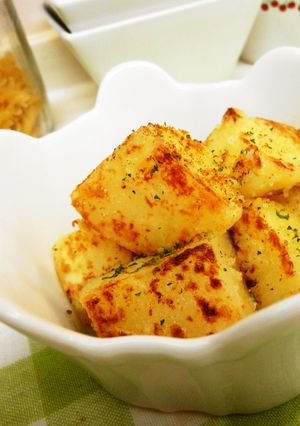 おやつに＊ポテトのバター焼きカレー風味＊-レシピのメイン写真