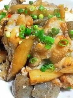 手羽元とこんにゃくのコッテリ煮-レシピのメイン写真