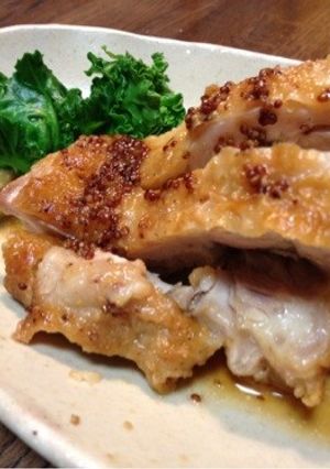 こんがり鶏肉の和風マスタードソース-レシピのメイン写真
