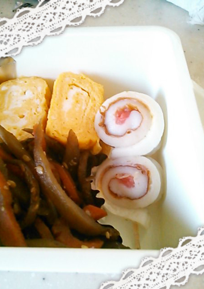 お弁当の彩りおかず！ちくわ紅しょうが巻き-レシピのメイン写真