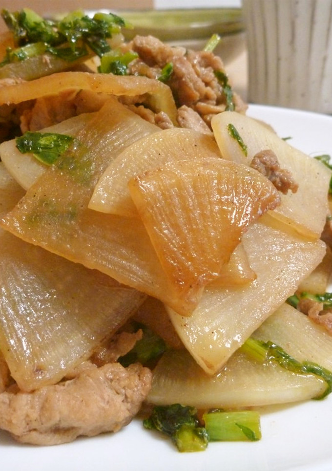 冬のおごっつぉ☆大根と豚肉の甘辛炒め-レシピのメイン写真