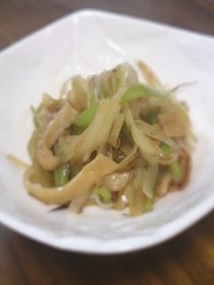 鶏皮とネギのポン酢和え-レシピのメイン写真