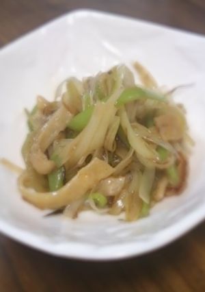 鶏皮とネギのポン酢和え-レシピのメイン写真