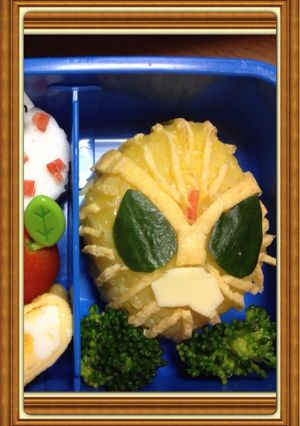 仮面ライダービースト キャラ弁-レシピのメイン写真