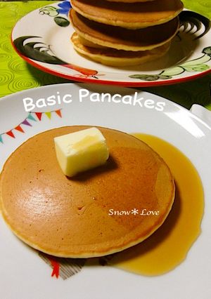 我が家の＊＊ベーシックパンケーキ＊＊-レシピのメイン写真