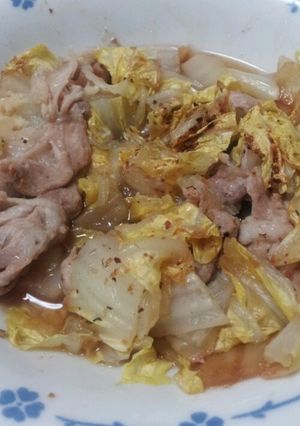 ズボラ！白菜と豚肉のミルフィーユ風-レシピのメイン写真