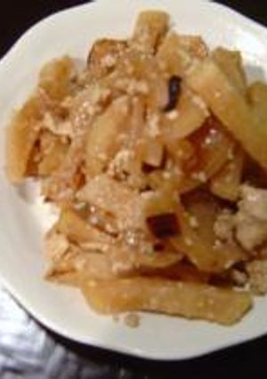 大根と豆腐のペペロンチーノ-レシピのメイン写真