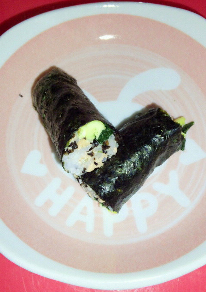 恵方巻き風♪簡単ぱくぱく巻き寿司☆離乳食-レシピのメイン写真