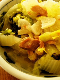 白菜とにんにくのツナ煮-レシピのメイン写真