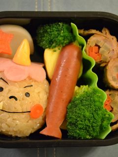 キャラ弁☆節分の鬼くん♪-レシピのメイン写真