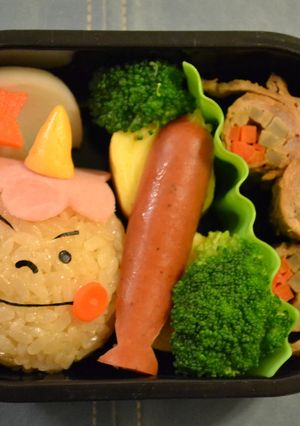 キャラ弁☆節分の鬼くん♪-レシピのメイン写真