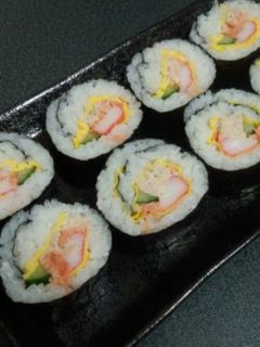 巻きずし(サラダ巻き風)-レシピのメイン写真
