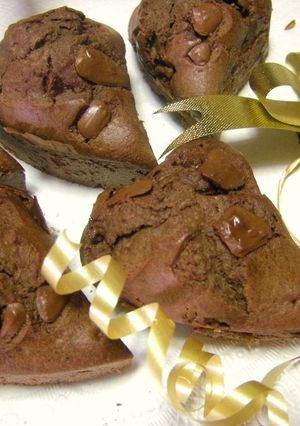 バレンタインも❤簡単チョコマフィン❤-レシピのメイン写真