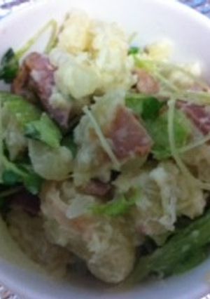 わかめスープを使った中華ポテトサラダ-レシピのメイン写真