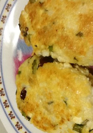 豆腐とはんぺんのふわふわ焼きinお豆さん-レシピのメイン写真