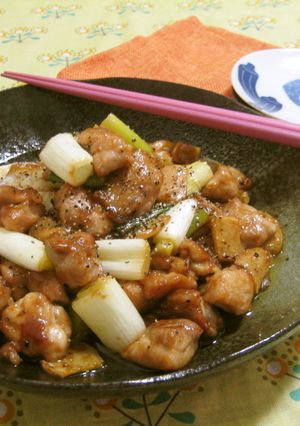 中華料理　お餅と鶏肉の甜麺醤炒め-レシピのメイン写真