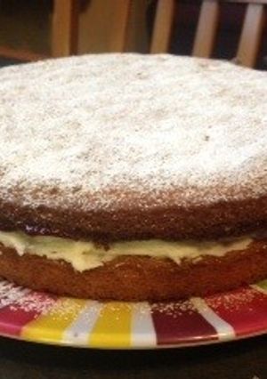 バニラスポンジレイヤーケーキ-レシピのメイン写真