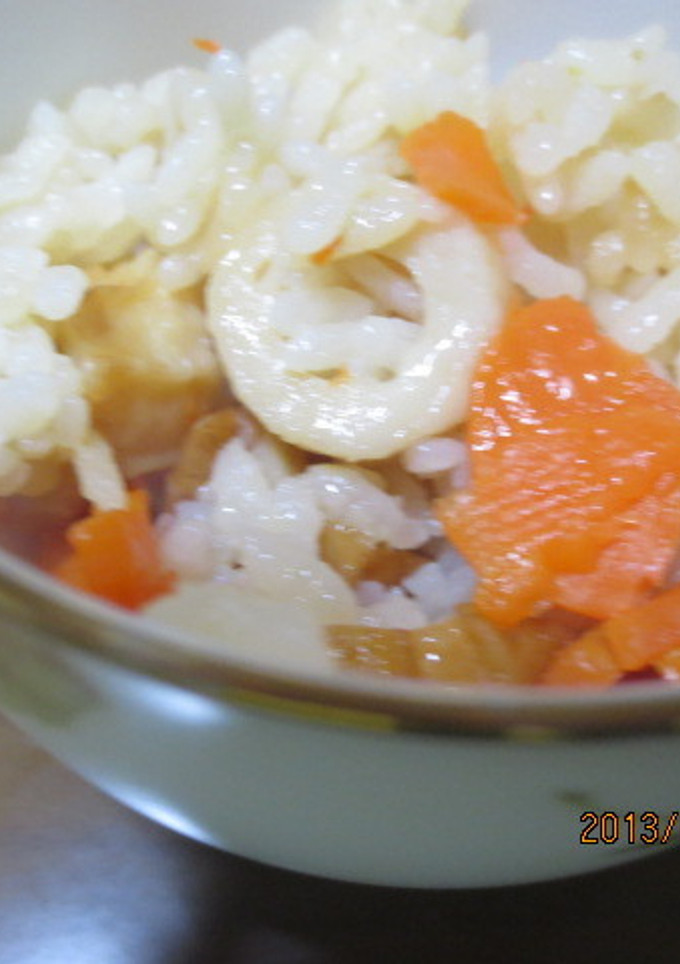 ちくわの炊き込みご飯-レシピのメイン写真