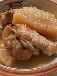 圧力鍋で手羽元と大根の甘酢煮-レシピのメイン写真