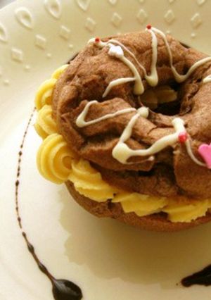 かわいく☆ココアシューケーキ-レシピのメイン写真