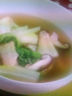 鶏手羽と白菜のスープ-レシピのメイン写真