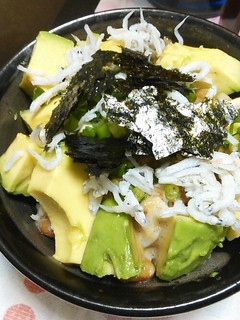 超簡単!!アボしらす納豆丼☆-レシピのメイン写真