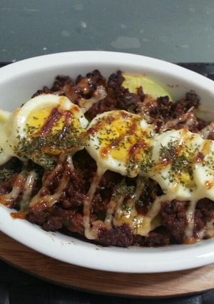 簡単☆美味しい挽き肉とポテトのオーブン焼-レシピのメイン写真