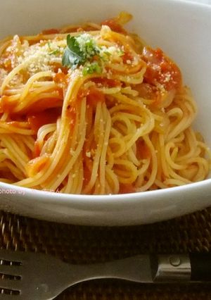 トマトパスタ-レシピのメイン写真