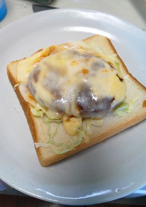 パンハンバーグ-レシピのメイン写真