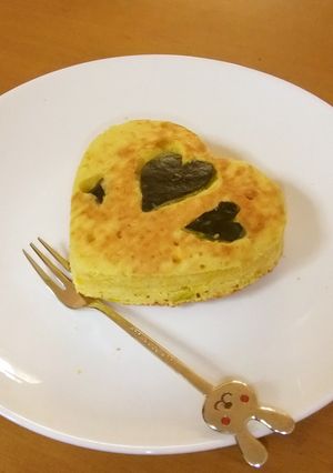 ふっくらしっとり♪豆乳かぼちゃパンケーキ-レシピのメイン写真