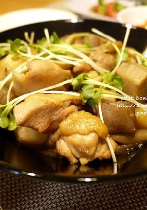 鳥もも肉と里芋の中華風煮物-レシピのメイン写真