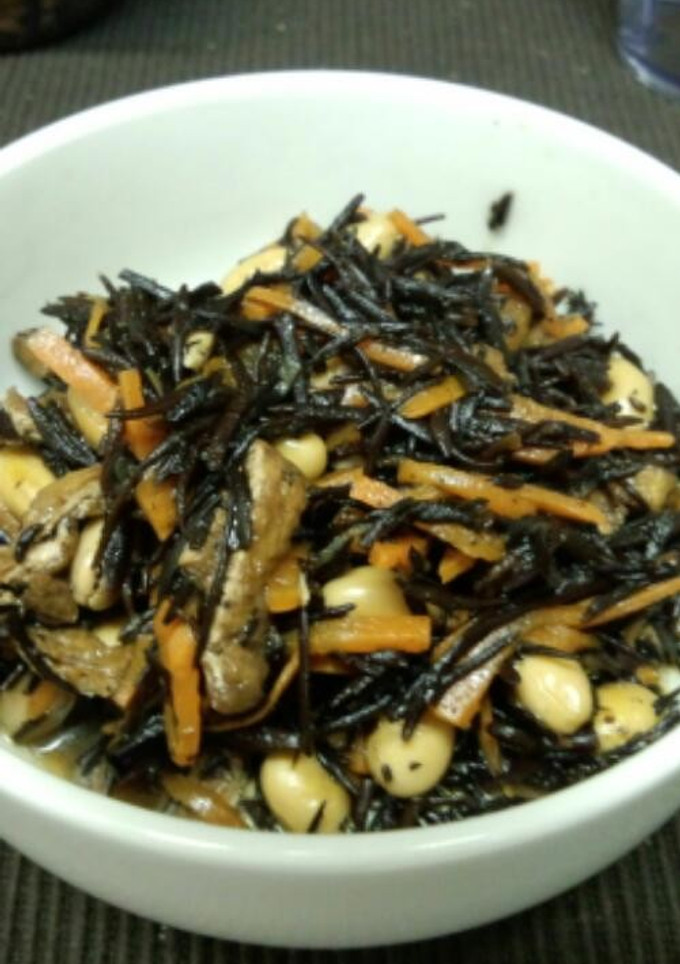 基本のひじきと大豆の煮物♡-レシピのメイン写真
