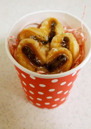 材料３つ♡ハートのチョコパイ♪簡単♡-レシピのメイン写真