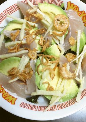 びんちょうまぐろアボカド生姜丼-レシピのメイン写真