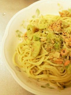 鮭とアボカドのクリームパスタ-レシピのメイン写真