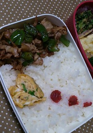 ハートの飛んでるお弁当♡-レシピのメイン写真