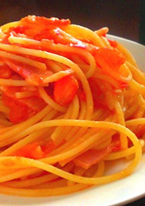 簡単・お手軽♪フレッシュトマトのパスタ-レシピのメイン写真