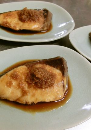 ぶりの梅酒焼き　生姜ポン酢かけ-レシピのメイン写真