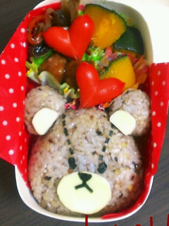 くまのジャッキー キャラ弁-レシピのメイン写真