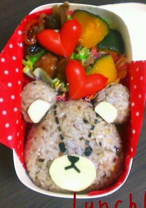 くまのジャッキー　キャラ弁-レシピのメイン写真