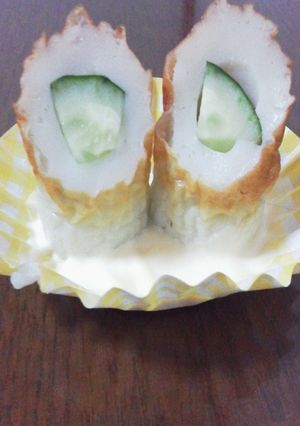 お弁当に♪ちくわきゅうり(マヨを添えて)-レシピのメイン写真