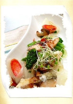 さばと野菜のバルサミコ酢ソース-レシピのメイン写真