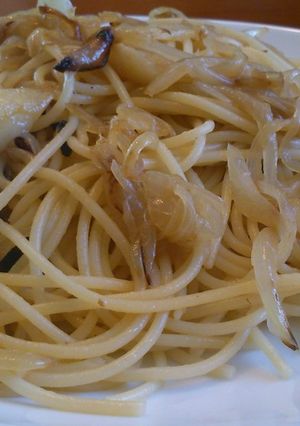 【本格】焦がしたまねぎのシンプルパスタ-レシピのメイン写真